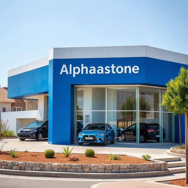 Vanjski izgled Alphaastone salona u Osijeku
