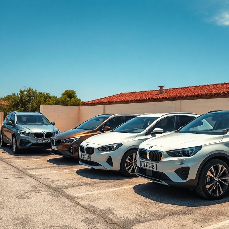 Više automobila u nizu na parkiralištu Alphaastone salona